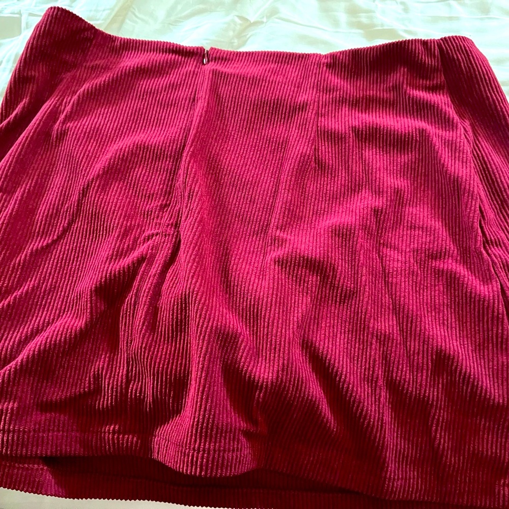 Halara Cranberry Corduroy Skort